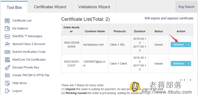 StartSSL免費(fèi)SSL證書(shū)的(de)下(xià)載和(hé)使用(yòng)